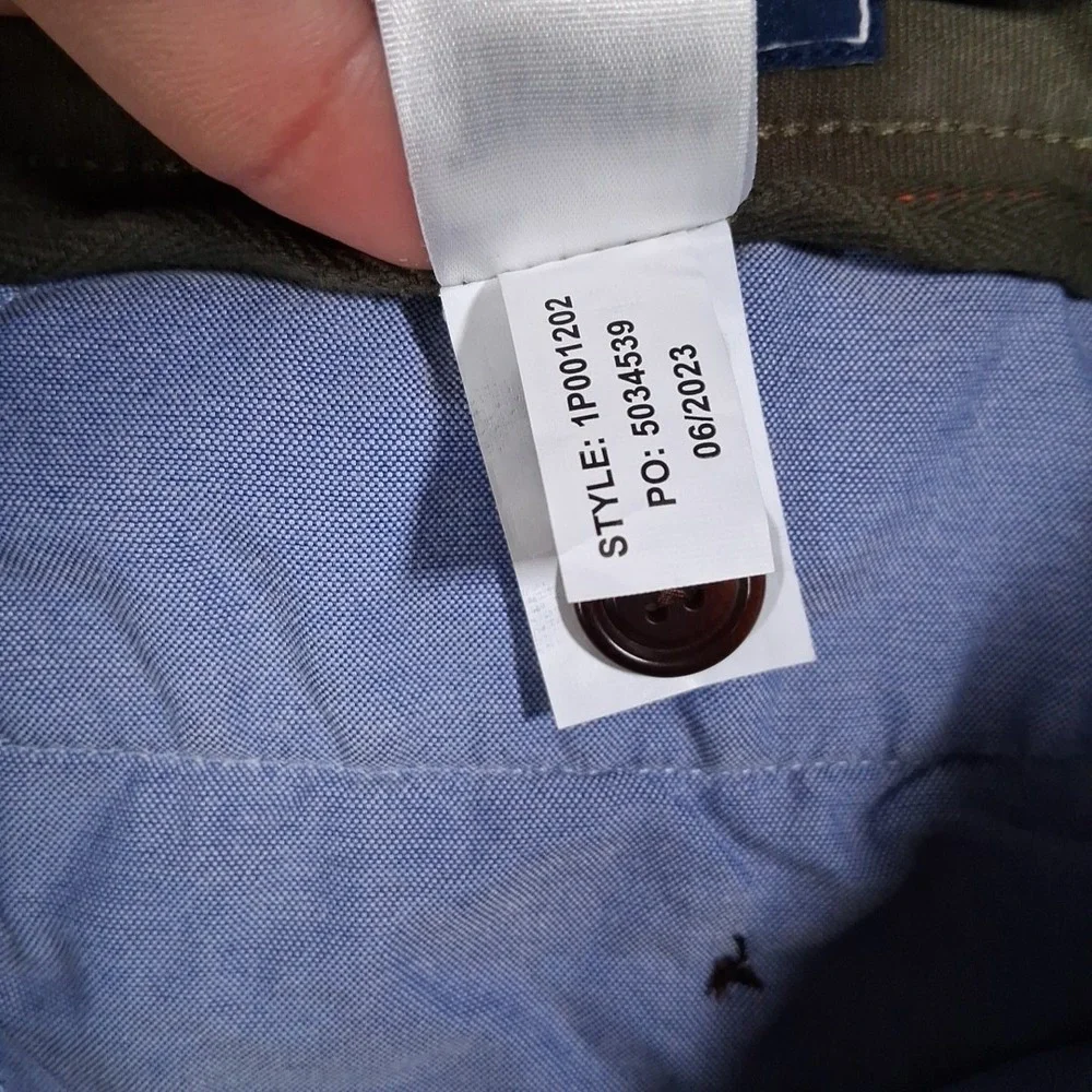 Vineyard Vines Chino Pants Mens Size 38x30 Khaki Green Straight Casual Preppy